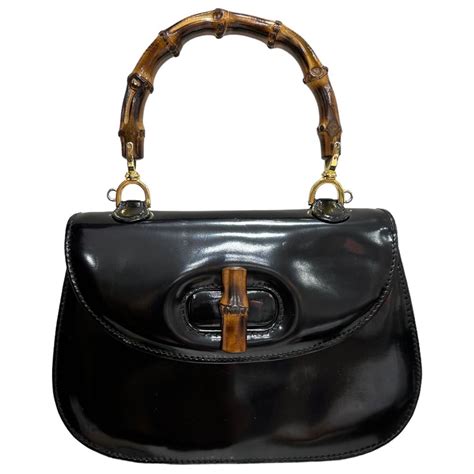 borsa gucci vernice manico regolabili